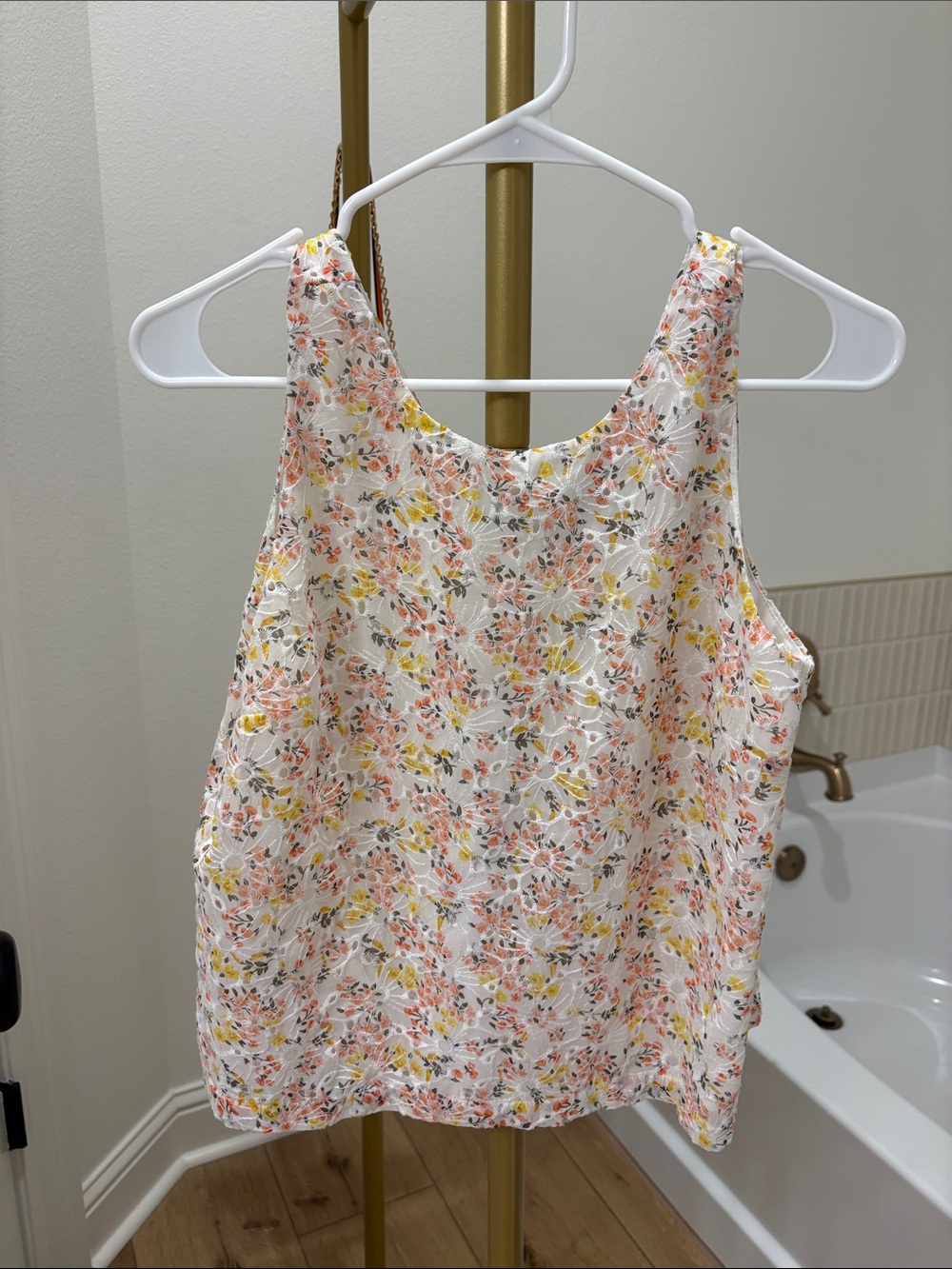 LOFT Floral Tank Top